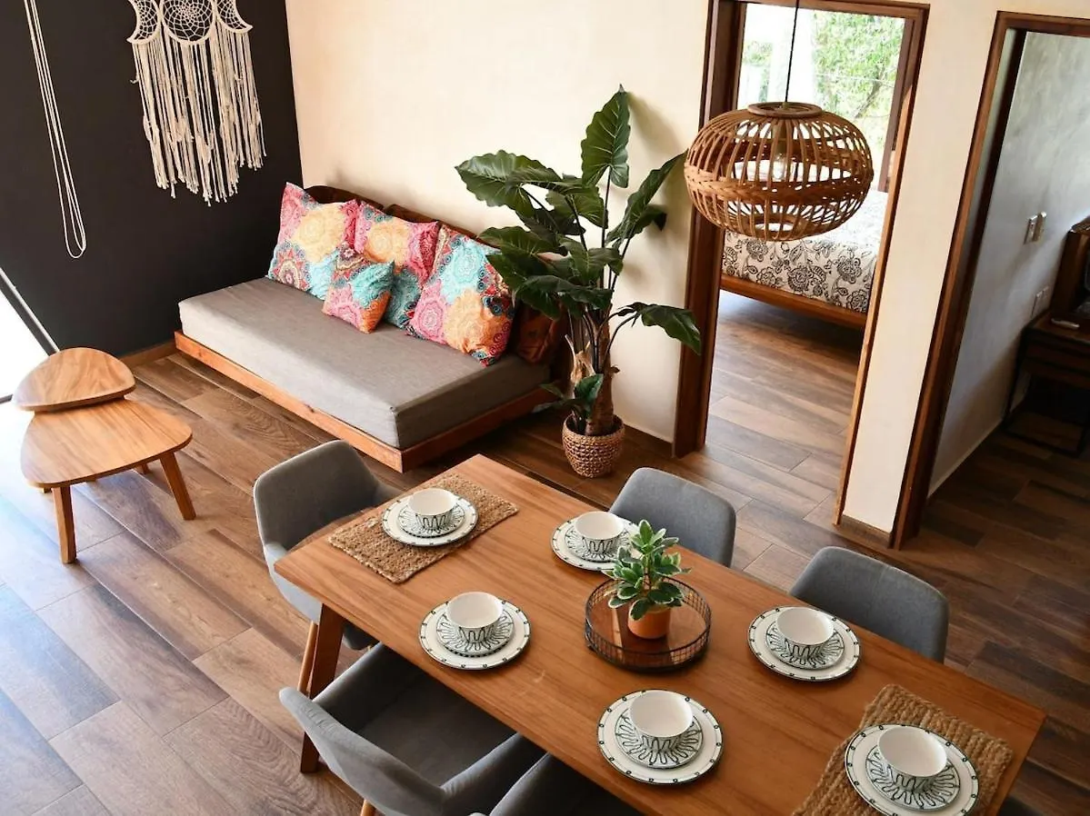 Apartmán 3-Bedroom Villa With Private Pool, Terrace And Bbq Tulum